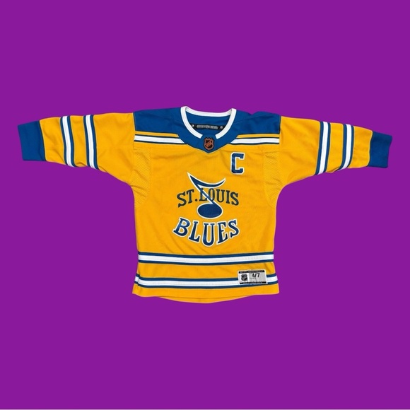 St. Louis Blues Kids Shirt - Yellow and Blue - Picture 3 of 5